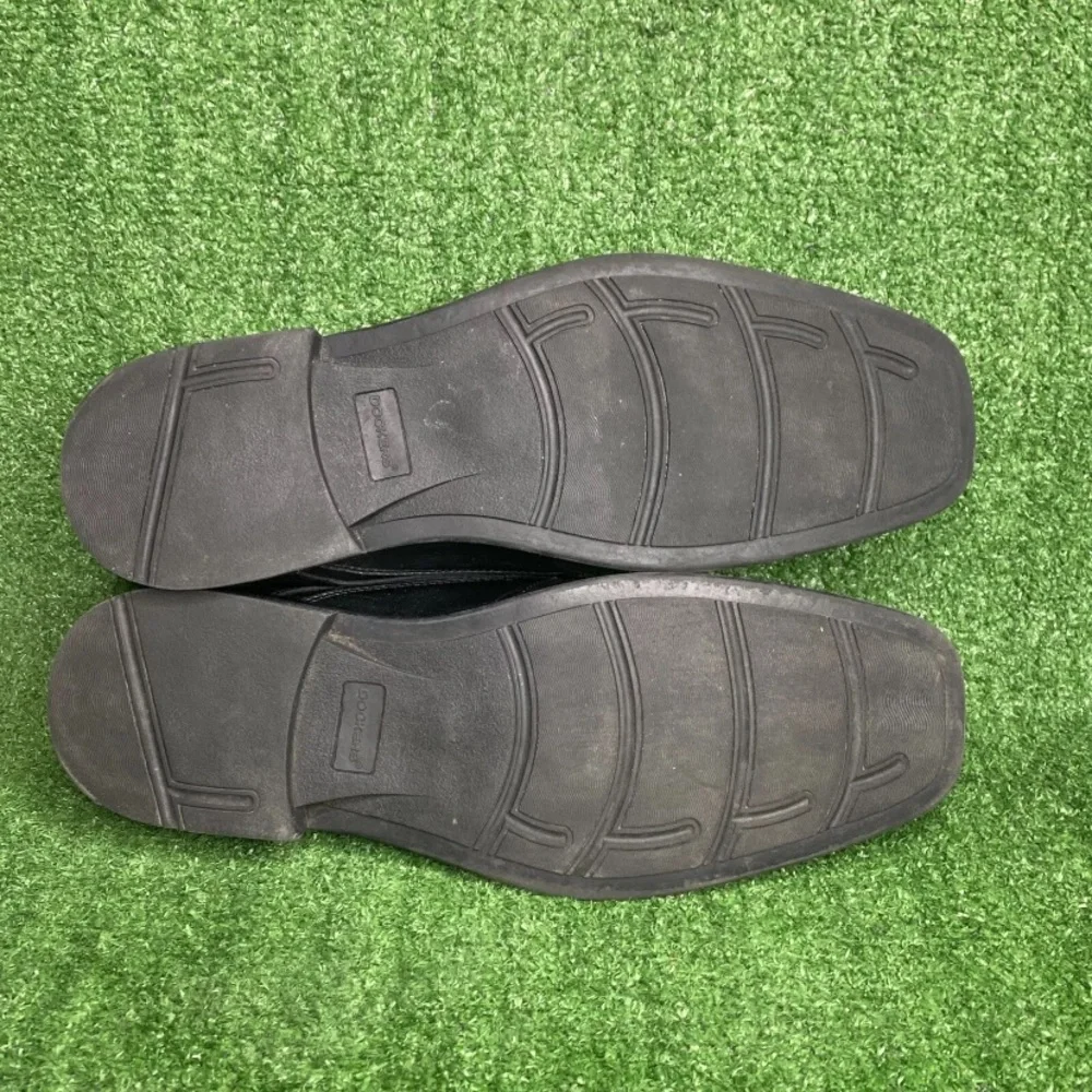 Dockers Men’s Perspective Black‎ Lace Up Leather Casual Shoes Black Size 14